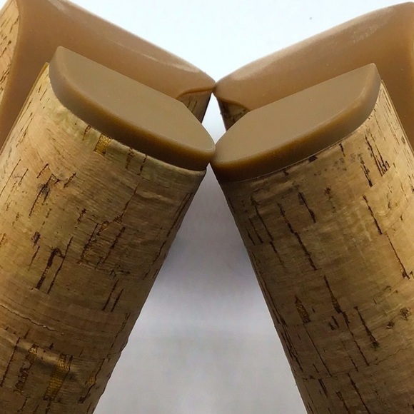 Kate Spade Grace Striped Raffia Platforms Size 9.5B.. - Picture 14 of 16